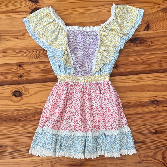 Stellah Dresses & Skirts - NWT Stellah NYC Cottagecore Patchwork Dress size Small